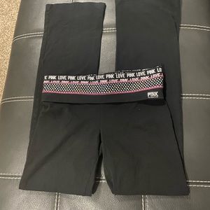 Victoria’s Secret PINK Fold Over Yoga Pants Small
